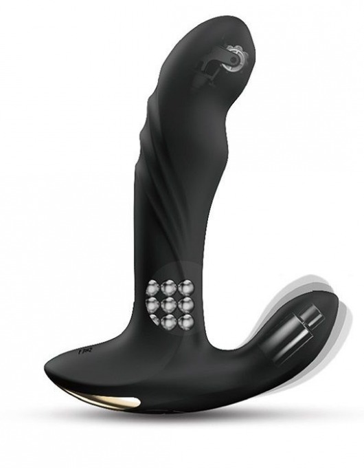 Черный вибромассажер простаты Multi P-Joy с 3 моторами - Dorcel - в Туле купить с доставкой