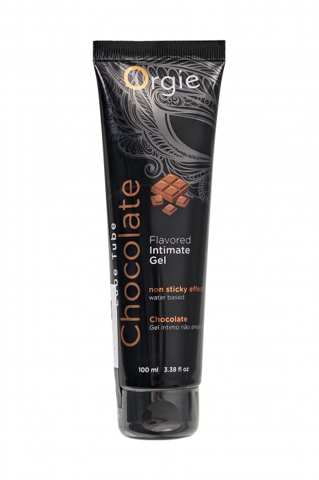 Интимный гель на водной основе Lube Tube Chocolate с шоколадным вкусом - 100 мл. - ORGIE - купить с доставкой в Туле