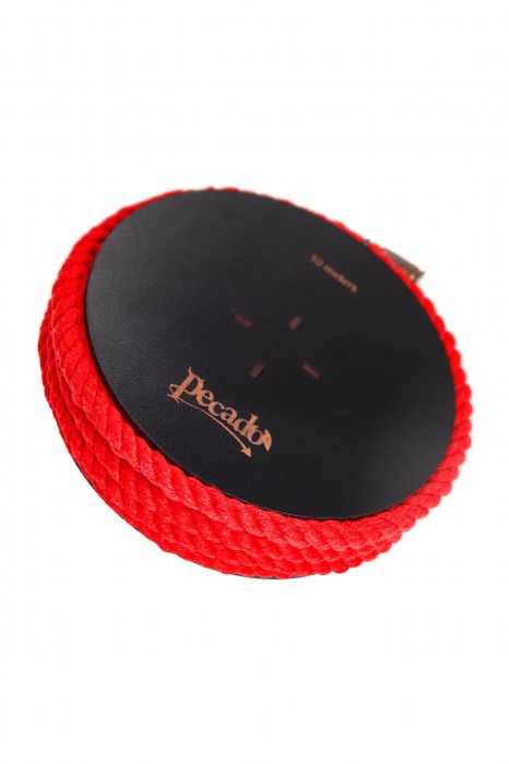 Красная веревка для шибари на катушке - 10 м. - Pecado - купить с доставкой в Туле