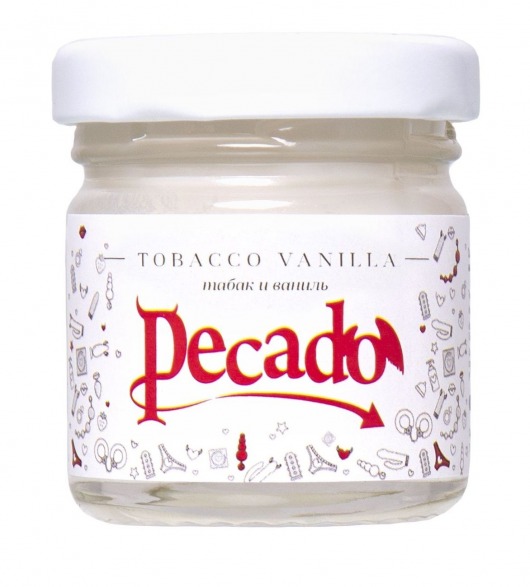 Массажная свеча Tobacco Vanilla - 35 мл. - Pecado - купить с доставкой в Туле
