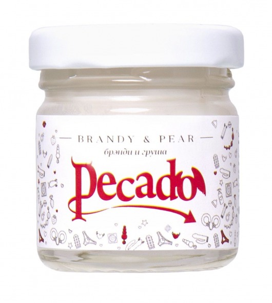 Массажная свеча Brandy   Pear - 35 мл. - Pecado - купить с доставкой в Туле