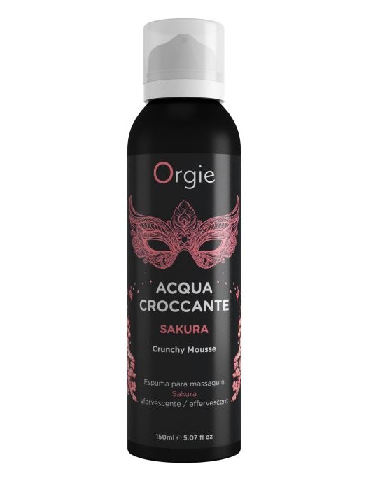 Хрустящая пенка для массажа Orgie Acqua Croccante Sakura с ароматом сакуры - 150 мл. - ORGIE - купить с доставкой в Туле