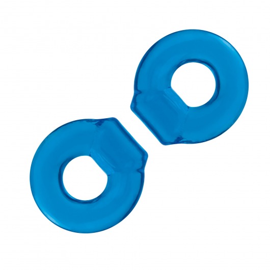 Комплект из двух колец для пениса 2-Pack Ultra-Stretch Stamina Endurance Ring - BlueLine - в Туле купить с доставкой
