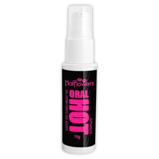 Гель для оральных ласк Oral Hot с согревающим эффектом - 15 гр. - HotFlowers - купить с доставкой в Туле