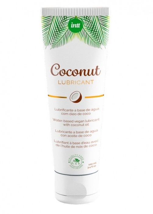 Веганская смазка на водной основе Coconut Lubricant - 100 мл. - INTT - купить с доставкой в Туле