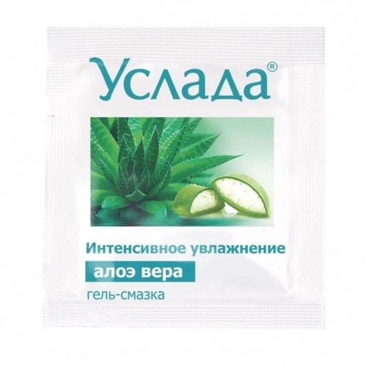 Гель-смазка «Услада с алоэ» - 3 гр. - Биоритм - купить с доставкой в Туле