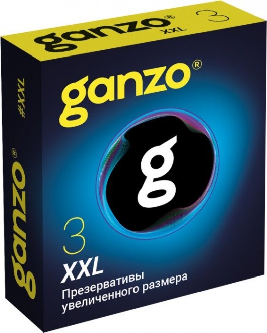 Презервативы увеличенного размера Ganzo XXL - 3 шт. - Ganzo - купить с доставкой в Туле