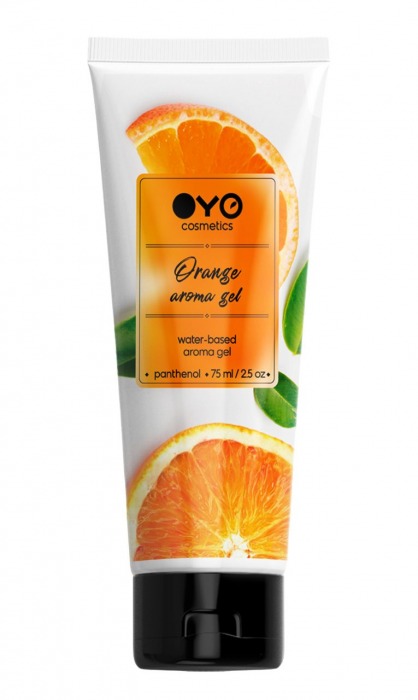 Лубрикант на водной основе OYO Aroma Gel Orange с ароматом апельсина - 75 мл. - OYO - купить с доставкой в Туле