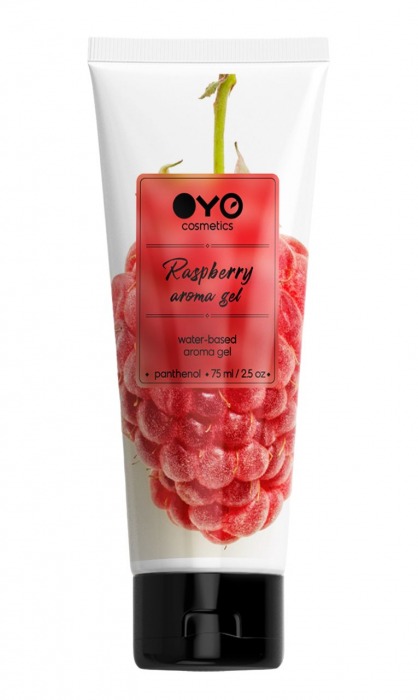 Лубрикант на водной основе OYO Aroma Gel Raspberry с ароматом малины - 75 мл. - OYO - купить с доставкой в Туле