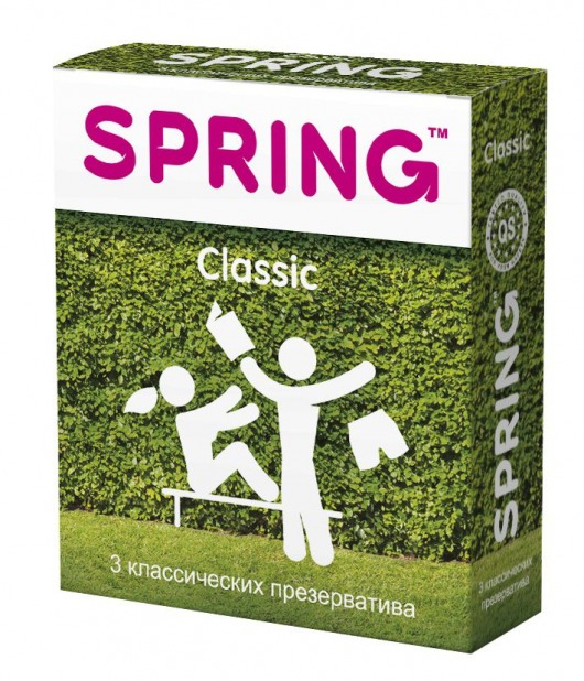 Классические презервативы SPRING CLASSIC - 3 шт. - SPRING - купить с доставкой в Туле