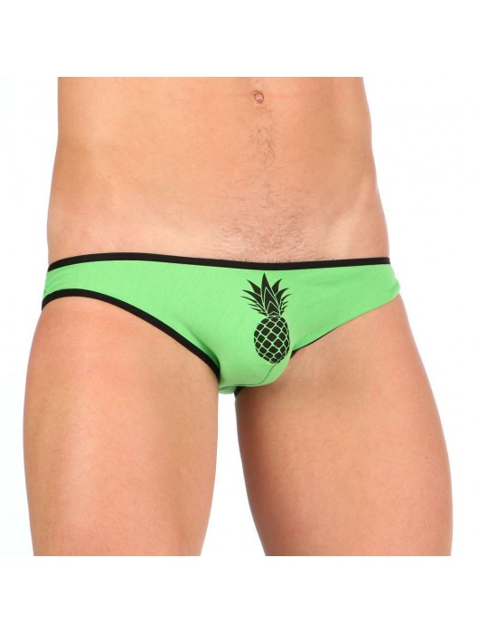 Мужские мини-слипы с черной окантовкой Pineapple - Boefje купить с доставкой