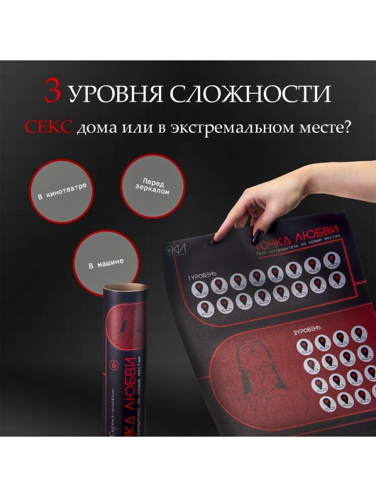 Плакат для двоих  Точка любви  со скретч-слоем - Сима-Ленд - купить с доставкой в Туле