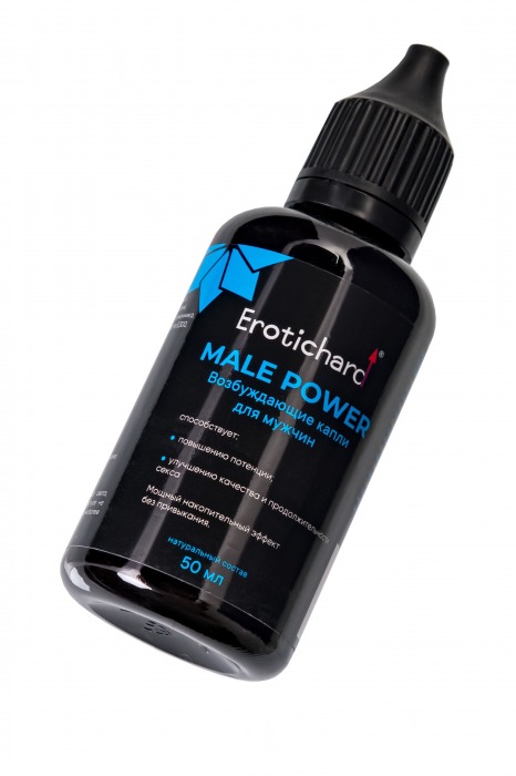 Капли для мужчин Erotichard Male Power - 50 мл. - Erotic Hard - купить с доставкой в Туле