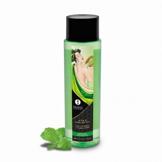 Гель для душа Sensual Mint с ароматом мяты - 370 мл. -  - Магазин феромонов в Туле