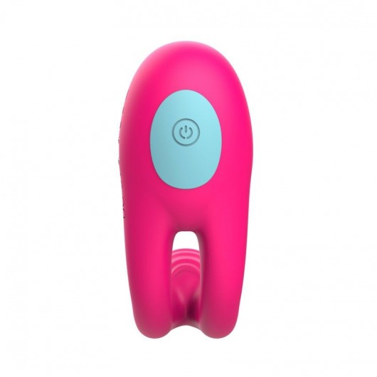 Розовое виброкольцо с пультом ДУ - I-MOON - в Туле купить с доставкой