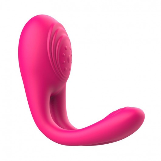 Розовое виброкольцо с пультом ДУ - I-MOON - в Туле купить с доставкой