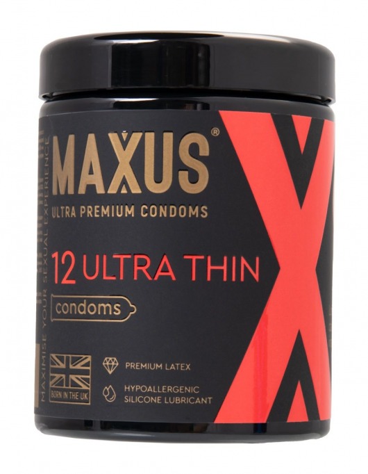 Ультратонкие презервативы MAXUS Ultra Thin - 12 шт. - Maxus - купить с доставкой в Туле