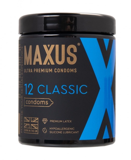 Классические презервативы MAXUS Classic - 12 шт. - Maxus - купить с доставкой в Туле