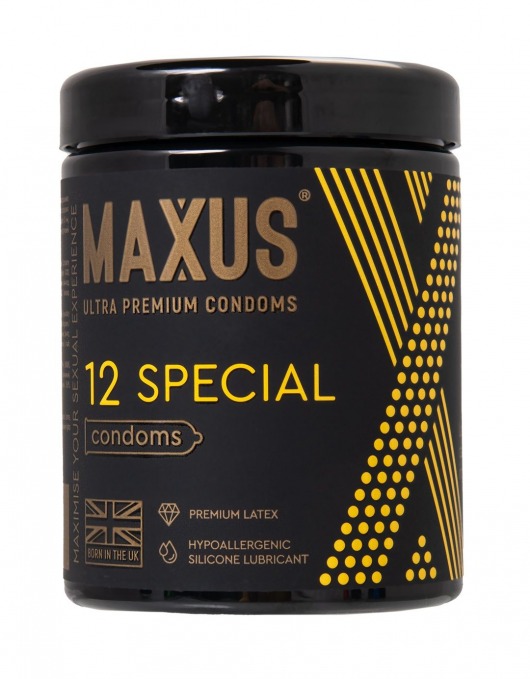 Презервативы с точками и рёбрами MAXUS Special - 12 шт. - Maxus - купить с доставкой в Туле