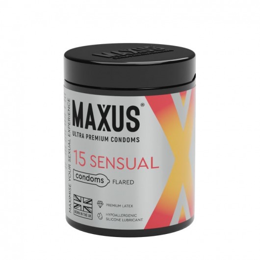 Анатомические презервативы MAXUS Sensual - 15 шт. - Maxus - купить с доставкой в Туле