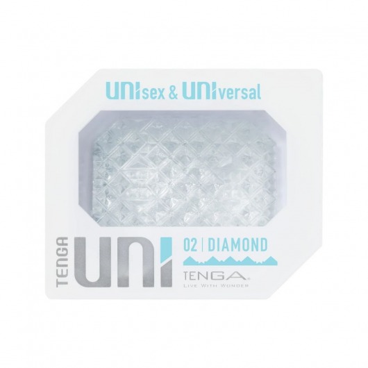 Прозрачный мастурбатор-стимулятор Tenga Uni Diamond - Tenga - в Туле купить с доставкой
