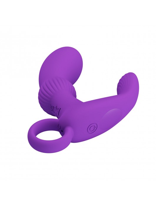 Фиолетовый вибромассажёр для массажа простаты Cayla - 11,2 см. - Baile - в Туле купить с доставкой