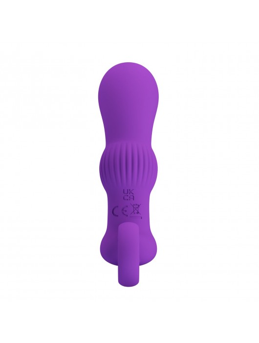 Фиолетовый вибромассажёр для массажа простаты Cayla - 11,2 см. - Baile - в Туле купить с доставкой