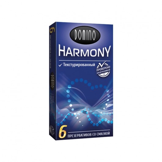 Текстурированные презервативы Domino Harmony - 6 шт. - Domino - купить с доставкой в Туле