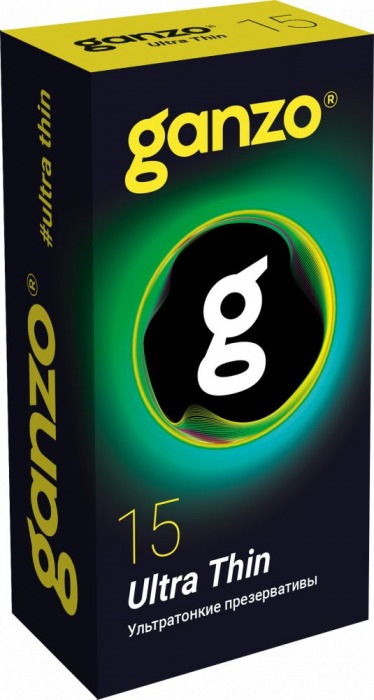 Прозрачные ультратонкие презервативы Ganzo Ultra thin - 15 шт. - Ganzo - купить с доставкой в Туле