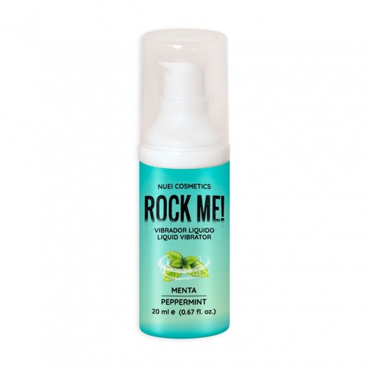 Жидкий вибратор Nuei Rock Me! с ароматом мяты - 20 мл. - Nuei cosmetics - купить с доставкой в Туле