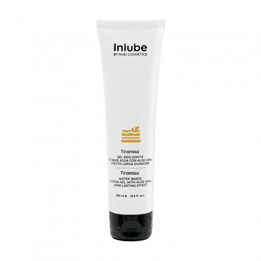 Водный лубрикант Nuei Inlube с алоэ вера и ароматом тирамису - 100 мл. - Nuei cosmetics - купить с доставкой в Туле