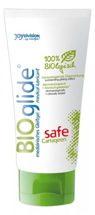 Гель-лубрикант на водной основе BIOglide safe Carrageen - 100 мл. - Joy Division - купить с доставкой в Туле