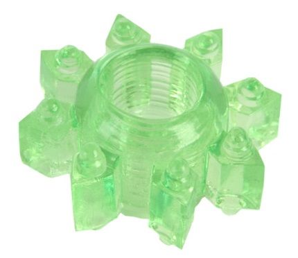 Зеленое эрекционное кольцо-звезда - Toyfa Basic - в Туле купить с доставкой