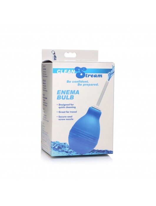 Анальный душ Enema Bulb Blue - XR Brands - купить с доставкой в Туле
