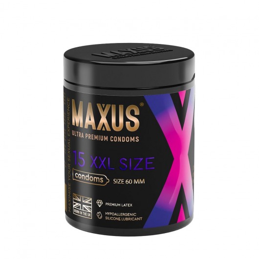 Презервативы увеличенного размера Maxus XXL - 15 шт. - Maxus - купить с доставкой в Туле