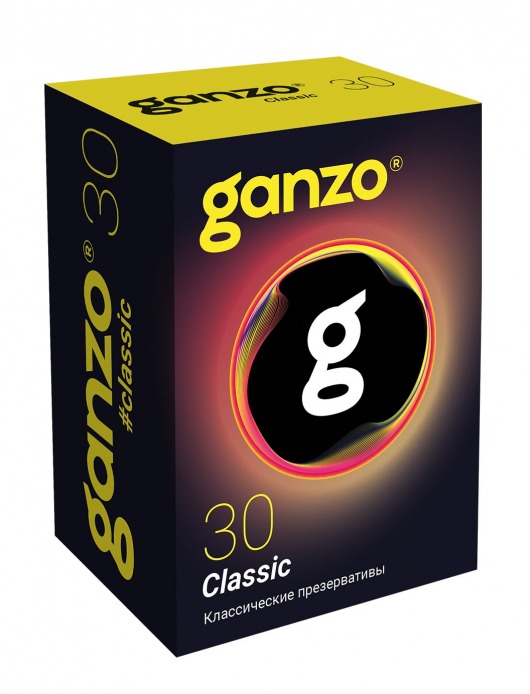 Классические презервативы с обильной смазкой Ganzo Classic - 30 шт. - Ganzo - купить с доставкой в Туле