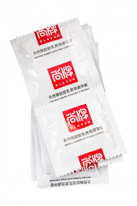 Презервативы с точками и ребрами Elasun Ribbed and Dotted - 10 шт. - Elasun - купить с доставкой в Туле