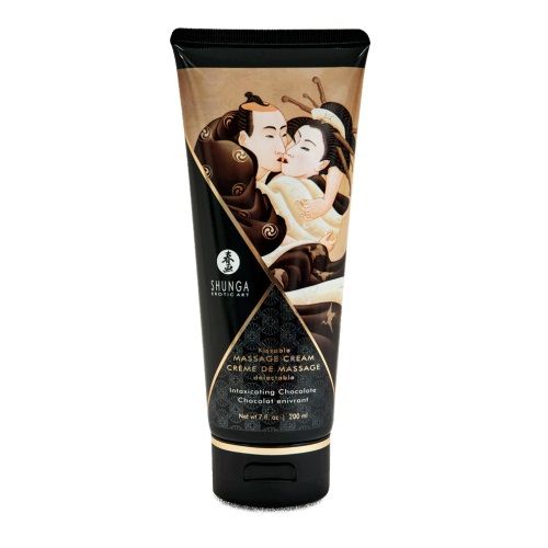 Массажный крем для тела с ароматом шоколада Intoxicating Chocolate - 200 мл. - Shunga - купить с доставкой в Туле
