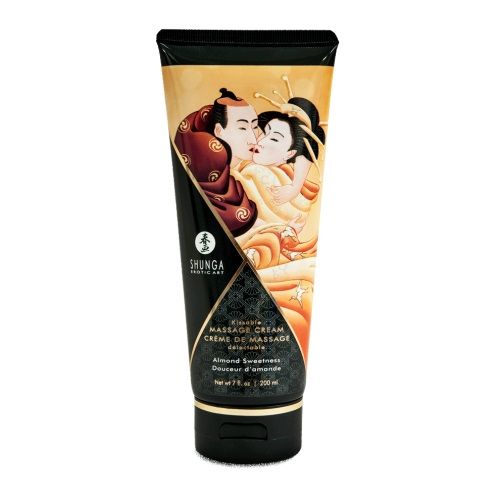 Массажный крем для тела с ароматом миндаля Almond Sweetness - 200 мл. - Shunga - купить с доставкой в Туле
