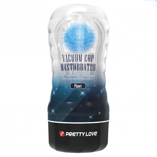 Прозрачный текстурированный мастурбатор Vacuum Cup Masturbator Planet - Baile - в Туле купить с доставкой