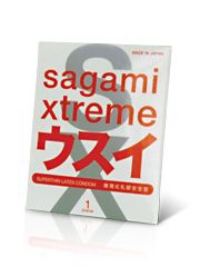 Ультратонкий презерватив Sagami Xtreme SUPERTHIN - 1 шт. - Sagami - купить с доставкой в Туле