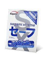 Презерватив Sagami Xtreme Ultrasafe с двойным количеством смазки - 1 шт. - Sagami - купить с доставкой в Туле