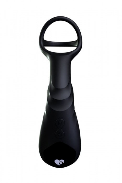 Черный инновационный масcажер простаты Pulse с функцией осцилляции - Amovibe - в Туле купить с доставкой