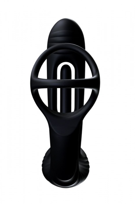 Черный инновационный масcажер простаты Pulse с функцией осцилляции - Amovibe - в Туле купить с доставкой