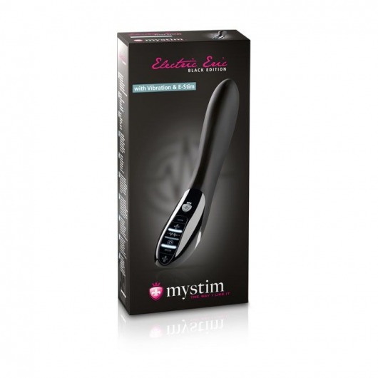 Черный вибратор с миостимуляцией Mystim Electric Eric Black Edition - 27 см. - MyStim - купить с доставкой в Туле