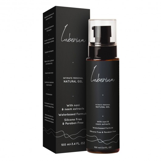 Интимный гель на водной основе с экстрактами нони и нима Luberium Natural Gel - 100 мл. - Luberium - купить с доставкой в Туле