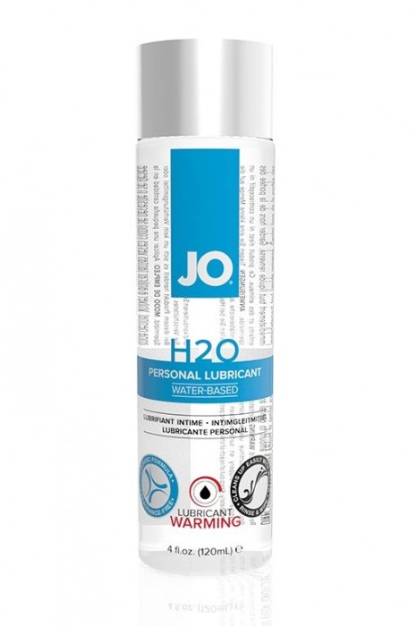 Возбуждающий лубрикант на водной основе JO Personal Lubricant H2O Warming - 120 мл. - System JO - купить с доставкой в Туле