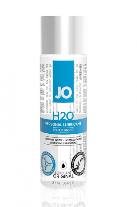 Нейтральный лубрикант на водной основе JO Personal Lubricant H2O - 60 мл. - System JO - купить с доставкой в Туле