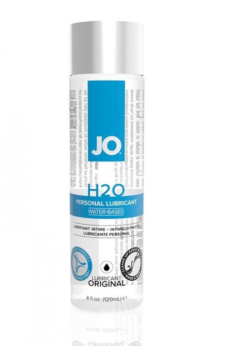 Нейтральный лубрикант на водной основе JO Personal Lubricant H2O - 120 мл. - System JO - купить с доставкой в Туле