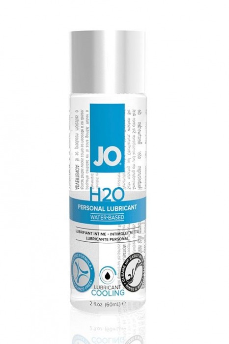 Охлаждающий лубрикант на водной основе JO Personal Lubricant H2O COOLING - 60 мл. - System JO - купить с доставкой в Туле